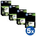 5 sets of 4 Pack HP 920XL Original High Yield Inkjet Cartridges CD972AA-CD975AA CD972AACD975AA [5BK,5C,5M,5Y]