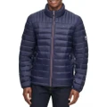 Tommy Hilfiger Men's Winter Packable Jacket Quilted Nylon Midnight Navy