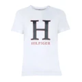 Tommy Hilfiger Men's Sleep/Loungewear Pyjama Cotton Graphic/T-Shirt White