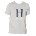 Tommy Hilfiger Men's Sleep/Loungewear Pyjama Cotton Graphic/T-Shirt Grey