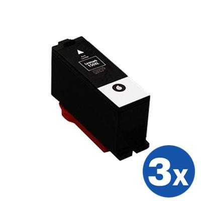 3 x Lexmark No.150XL (14N1614AAN) Generic Black Ink High Yield Cartridge Return Program