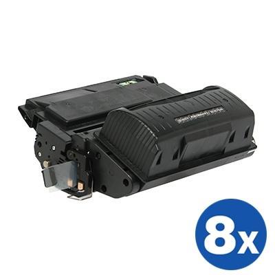 8 x HP Q5942X (42X) Generic Black Toner Cartridge - 20,000 Pages