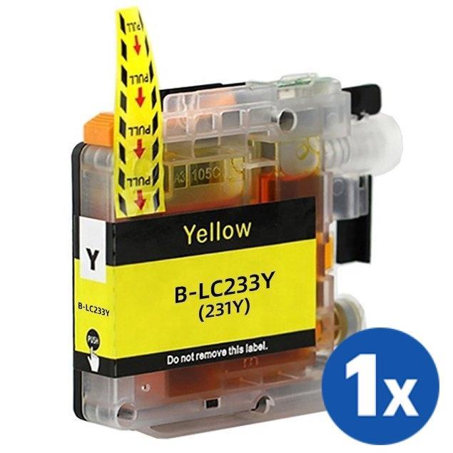 Brother LC-233Y LC233Y Yellow Generic Ink Cartridge