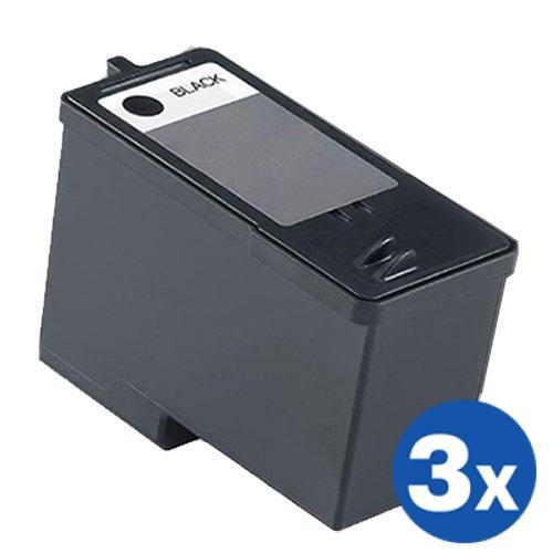 3 x Dell 948 Black (YN236 Series11-BK) Generic Inkjet Cartridge - High capacity