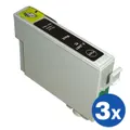 3 x Epson 200XL (C13T201192) Generic Black High Yield Inkjet Cartridge