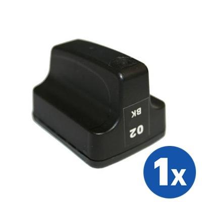 HP 02 Generic Black Inkjet Cartridge C8721WA