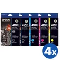 20 Pack Epson 410XL (C13T339192-C13T340492) Original High Yield Inkjet Cartridges [4BK,4PBK,4C,4M,4Y]