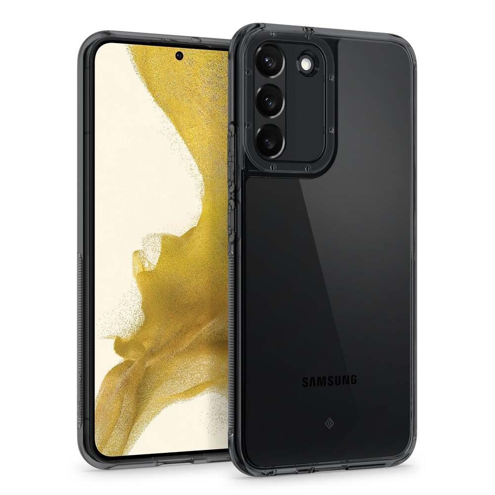 SPIGEN Galaxy S22 Plus (2022) Case, Genuine CASEOLOGY Skyfall Bumper Clear Cover for Samsung - Black