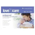 Love n Care Waterproof Cot Mattress Protector with Fitted Skirt
