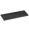Moki USB-A Wired/Corded Keyboard For PC/Laptop/Computer Home/Office Black
