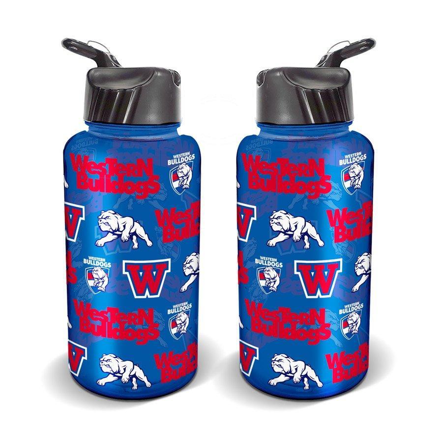 Western Bulldogs AFL Team Large Flip Drink Water Bottle