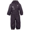 Trespass Baby Unisex Dripdrop Padded Waterproof Rain Suit (Dark Grey) (6/12 Months)