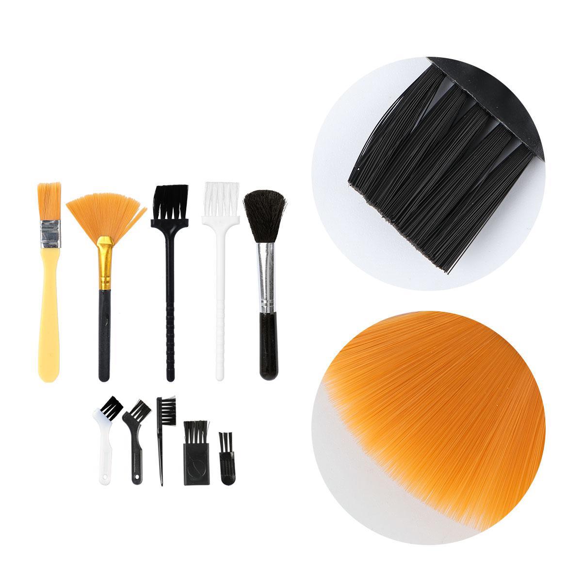 10pcs Computer Cleaning Brush Portable Cleaning Brush Cleaning Dust Brush Kit