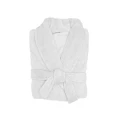 Bambury Microplush Robe Medium Or Large - White