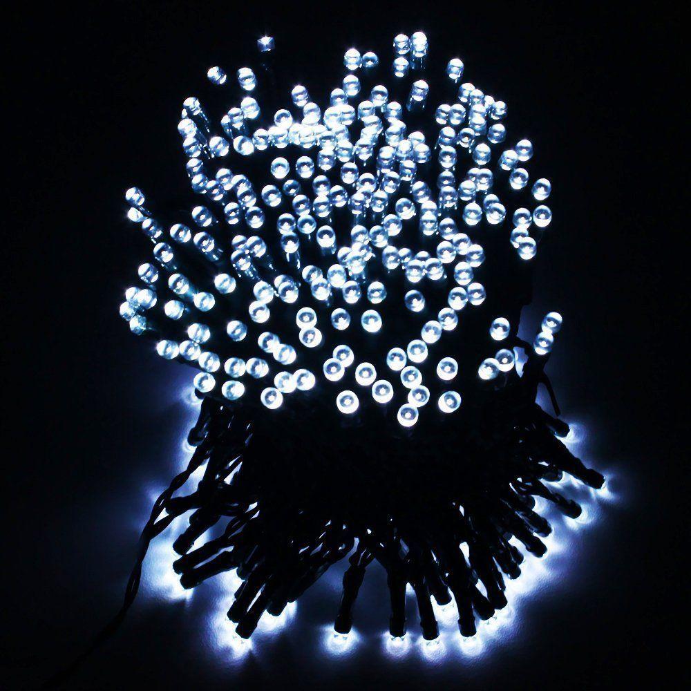 200 LED 32M Solar Outdoor Waterproof String Lights For Christmas Tree Party Garden Cool White