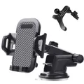 Car phone holder,universal car phone holder suitable for car dashboard windshield adjustable long arm strong suction mobile phone car holder suitable for iPhone X XS Max XR 8 Plus Samsung Galaxy S10 S9 Note 9