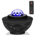 Star Night Light Projector,Remote Control Ocean Wave Galaxy Projector w/LED Nebula Cloud with Bluetooth Music Speaker