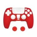 Silicone protective case for Sony Playstation 5 PS5 DualSense controller Red