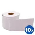 10 x Dymo SD30256 / S0719190 Generic White Label Roll 59mm (W) x 102mm (H) - 300 labels per roll