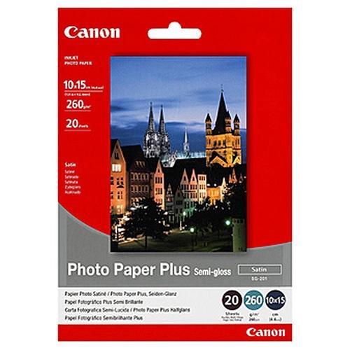 Canon SG2014X6 Original Photo Paper Plus Semigloss 260gsm 4 inches x 6 inches - 20 sheets