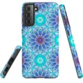 For Samsung Galaxy S22 Case, Armour Cover, Psychedelic Blues