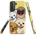 For Samsung Galaxy S22 Case, Armour Cover, Cute Dachshunds