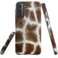 For Samsung Galaxy S22+ Plus Case, Armour Cover, Giraffe Pattern
