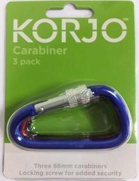 Korjo Carabiner 3 Pack CB68