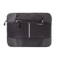 Targus 13-14'' Bex II Laptop Sleeve/Case/Notebook Bag - Weather-resistant & rip-stop fabrication - Black with black trim