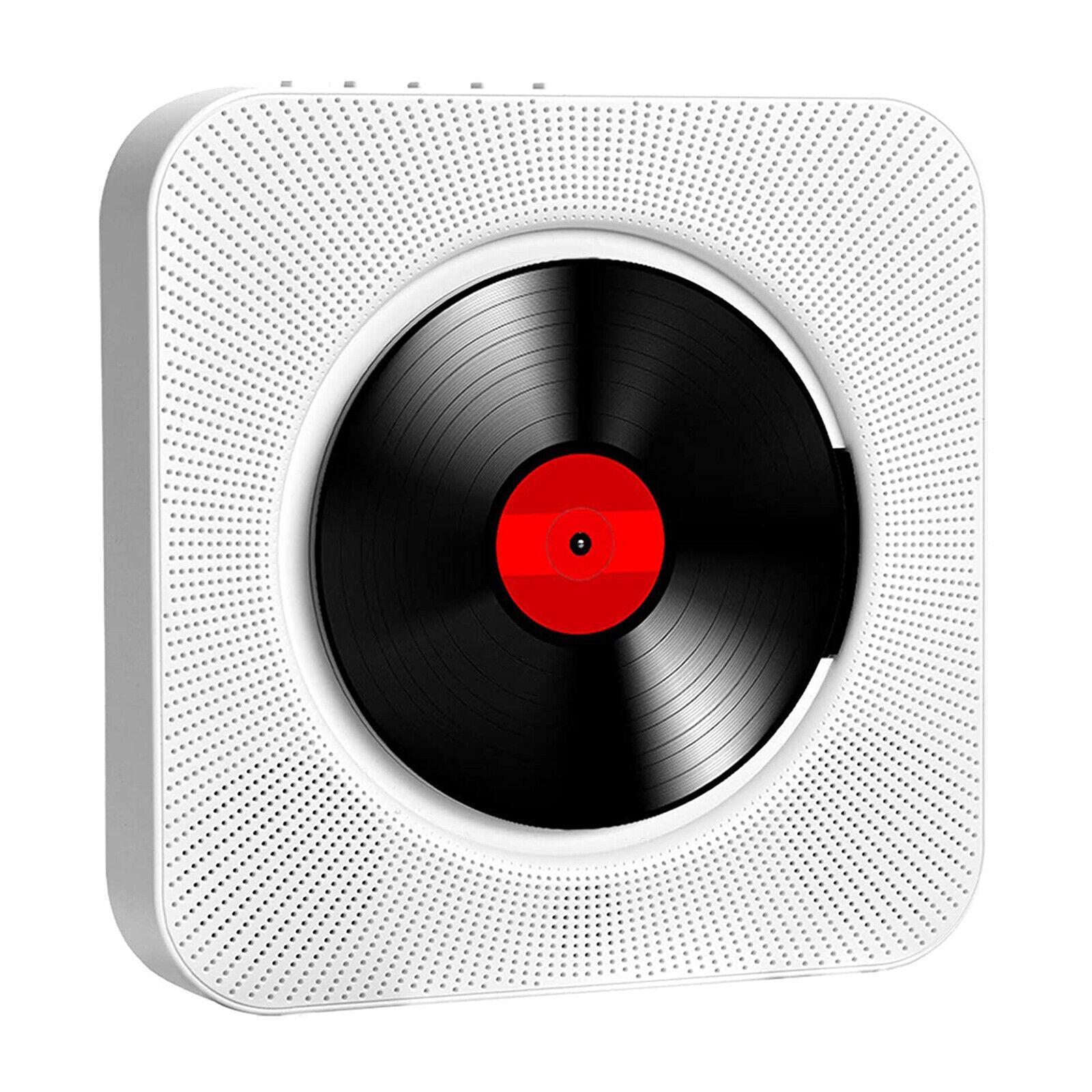 Bluetooth CD Music Player Wall Mountable FM Radio Remote Control AU Plug