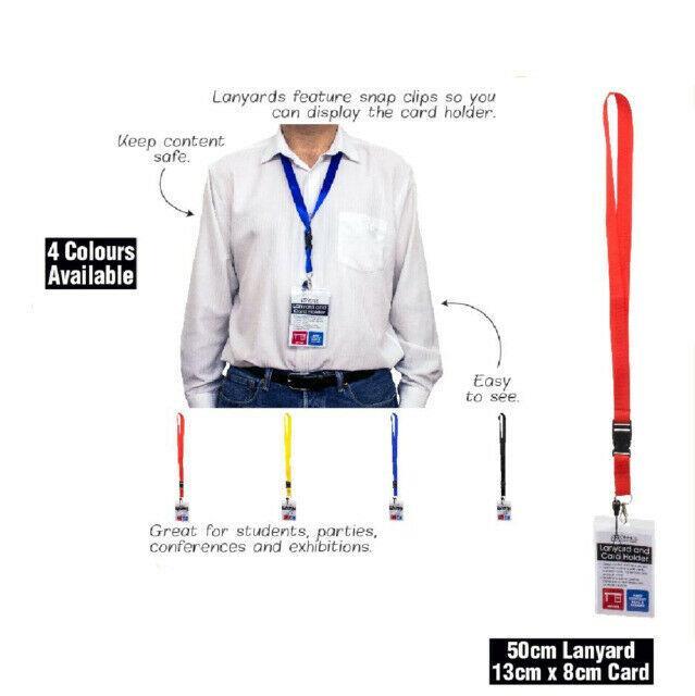 Lanyard with Card holder Neck Strap ID for teachers, nurses, party or work