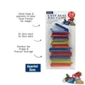 10pc Mixed Bag Sealing Clips Food Fresh Reusable Freezer Fridge Plastic Seal