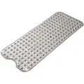 Extra Long Bath Mat 39 x 16 Inch Non-Slip Traction Mat for Tubs Showers-Gray