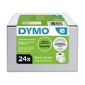 24 Rolls Dymo Single SD99012 / S0722400 Original White Label Roll 36mm x 89mm - 260 labels per roll (S0722390)