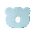 Baby Infant Newborn Memory Foam Bear Prevent Flat Head Neck Support Cot Pillow [Colour: BLUE]
