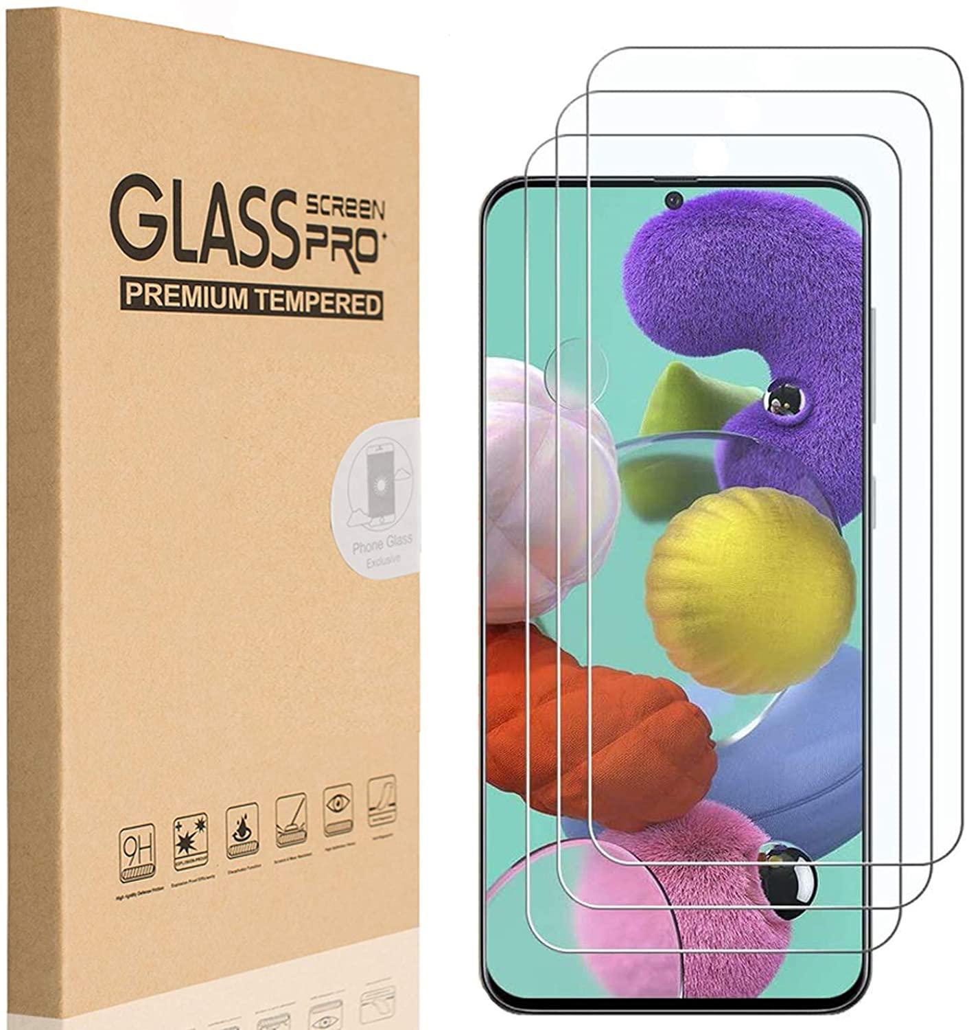 [2-Pack] For Samsung Galaxy A51 Tempered Glass Screen Protector