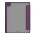 EFM Aspen Folio Case Armour with D3O & Leather for iPad 10.2 - Purple