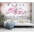 3D Paris Flower 3179 Debi Coules Wall Murals Wallpaper Mural Wall Murals Removable Wallpaper, Non-Woven Paper