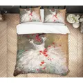 3D Red Petal Skirt 2044 Debi Coules Quilt Cover Set Bedding Set Pillowcases 3D Bed Pillowcases Quilt Duvet cover