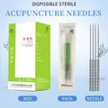 Zhongyan Taihe Disposable Acupuncture Needles Stainless Spring Handle With Tube 500pcs - 0.25*50mm