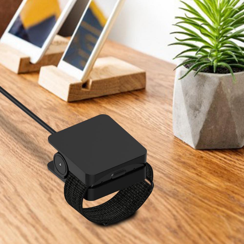 Black Charging Cable Clip Power Charger Dock Stand Holder for Amazon Halo