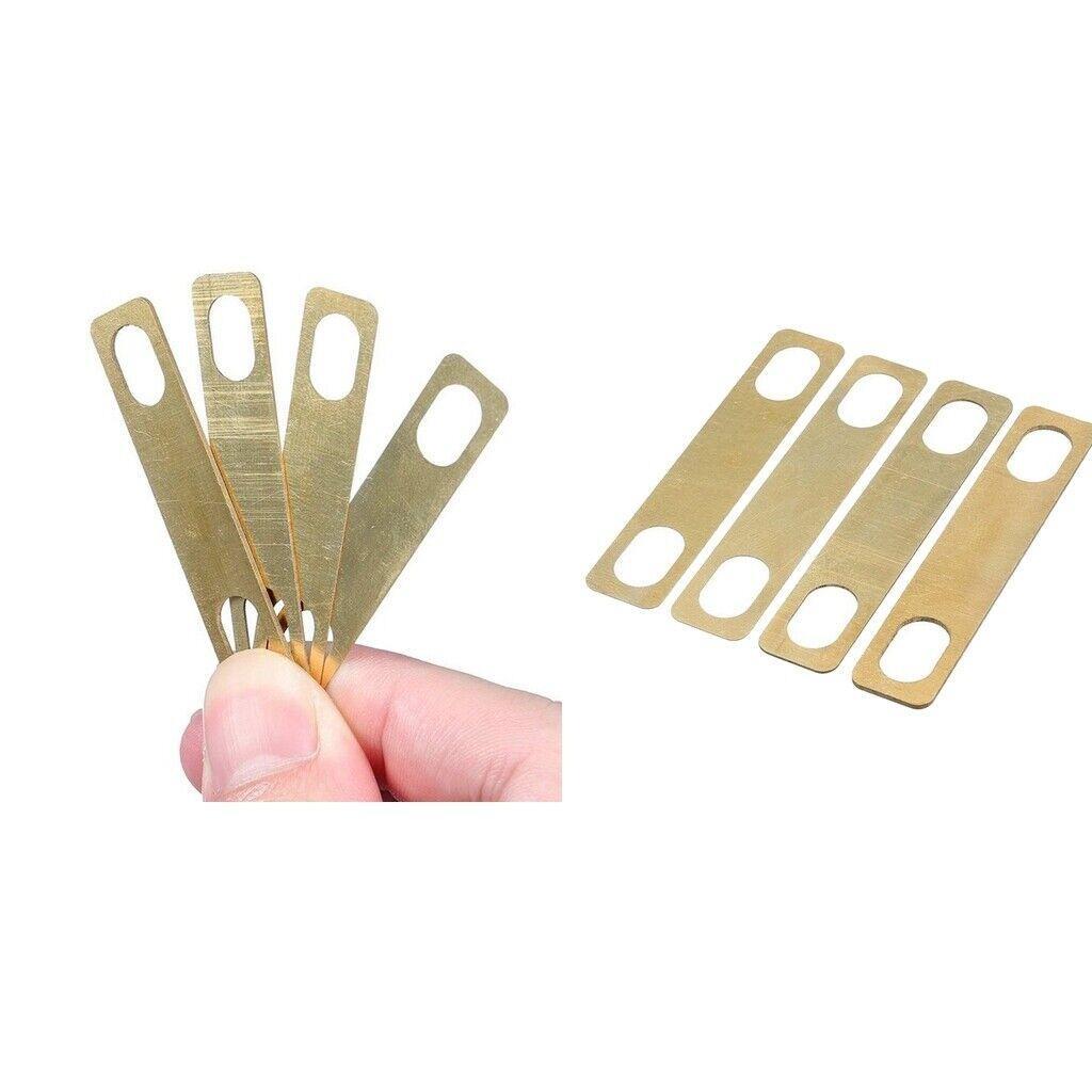 8 Pieces 0.2mm,0.5mm,1mm Neck Shims For Guitar Bass Accessories