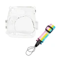 Clear Hard PVC Camera Protector Cases for Instax Accessories Hollow Button