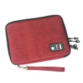 Double Layer Case Storage Padded Bag For IPad Mini,Battery,Cable,Mobile,Disk