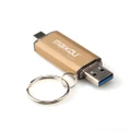 Gold USB3.0 TypeC OTG Flash Drive Memory Stick U Disk for Samsung S9 for LG