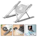 Laptop tablet Stand With Cooling Fan Aluminum Laptop Holder For Notebook