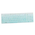 Removable Clear Green Silicone Keyboard Skin Cover for HP 15.6 BF