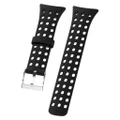 Black Silicone Rubber Watch Band Strap Sports Band for SUUNTO M1 M2 M4 M5 Series