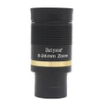 8-24mm 1.25" Zoom Eyepiece Wide Angle Optic Lens for Astronomy Telescope - Black