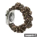 Scrunchie Elastic Watch Straps Watchband For Apple Watch Band Series 7 6 5 4 3 2-For Apple Watch 42/44/45mm-Leopard#2